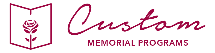 CustomMemorialPrograms.com Logo