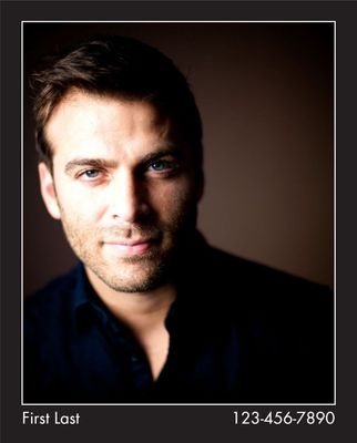 Headshot Style B - Name & Phone Number