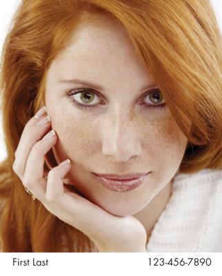 Headshot Style C - Name & Phone Number