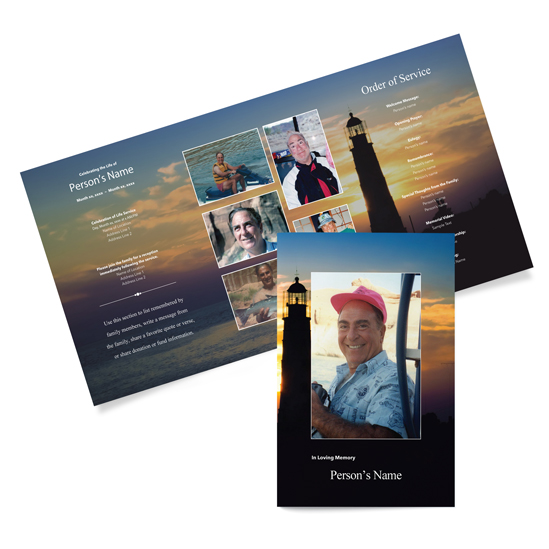 Sunrise Lighthouse - Tri-fold Programs