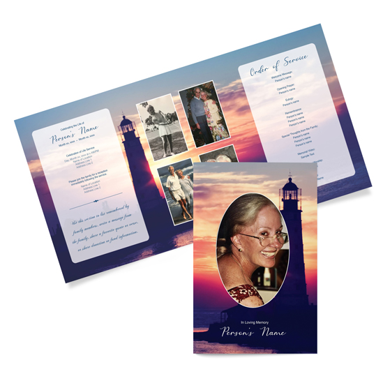 Sunset - Tri-fold Programs