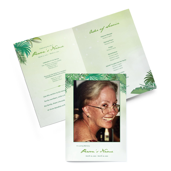 Rain Forrest - Bi-fold Programs