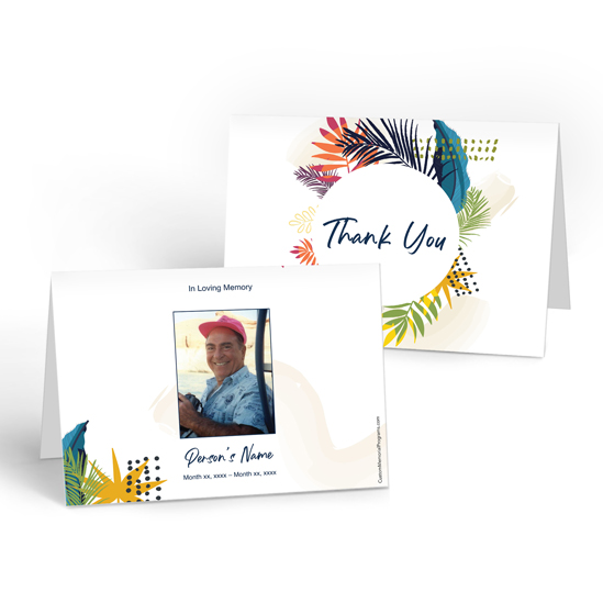 Abstract Tropics - Thank you Cards