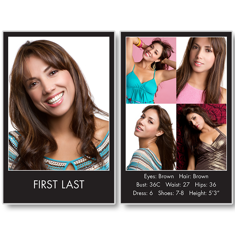 Comp Card Style B
