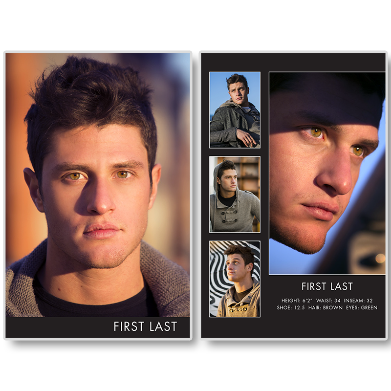 Comp Card Style D