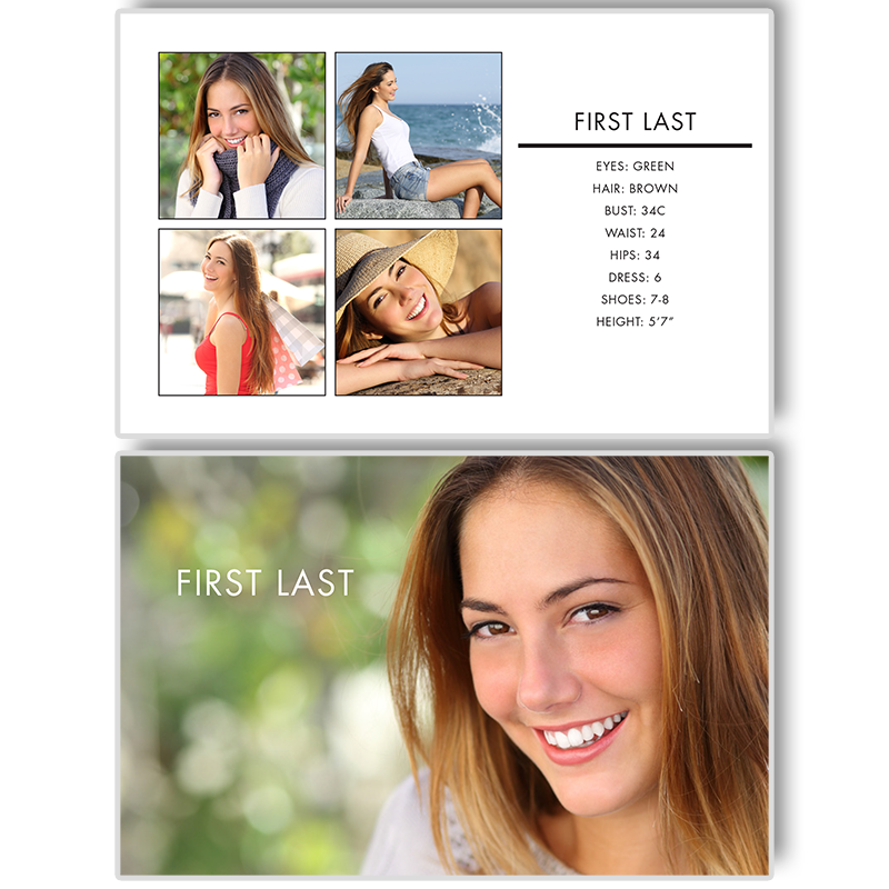 Comp Card Style G