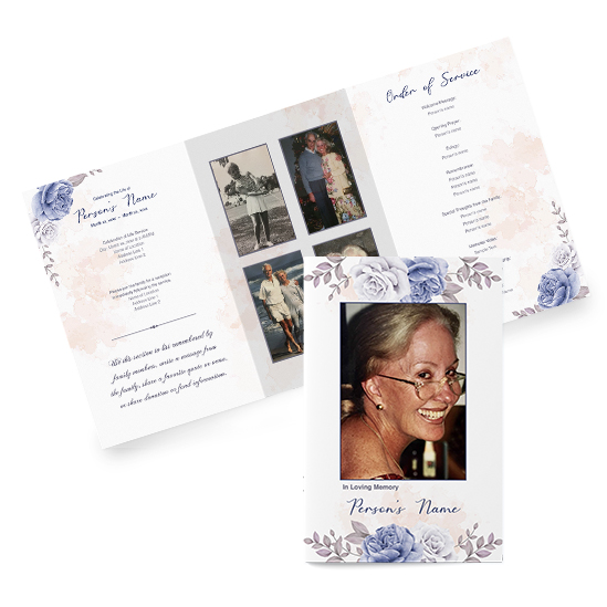 Tri-fold Funeral Templates