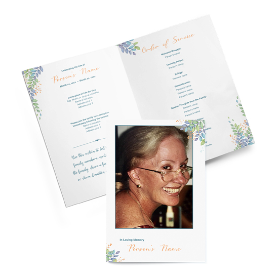 Colorful Leaves - Bi-fold Programs