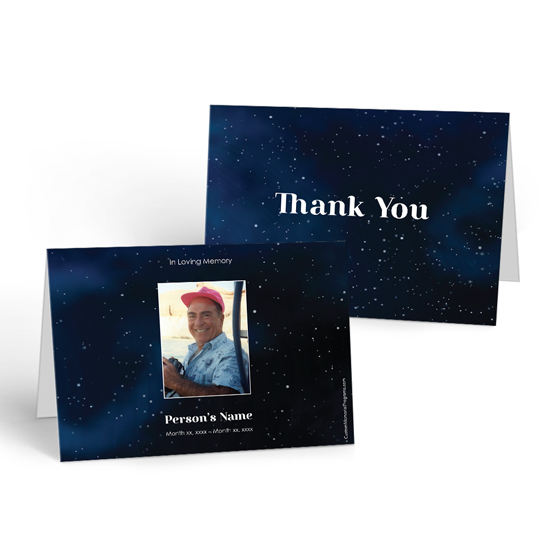 Night Sky - Thank you Cards