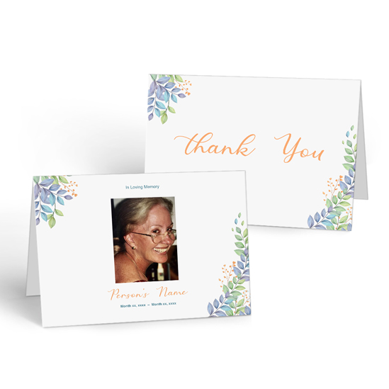 Colorful Leaves - Thank you Cards