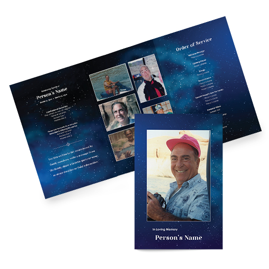 Night Sky - Tri-fold Programs