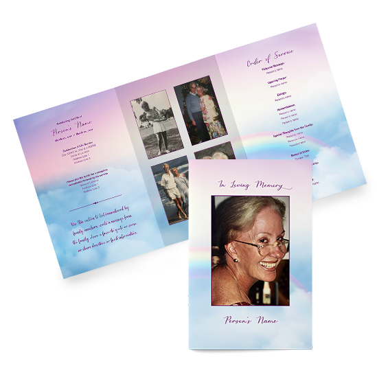 Rainbow on Sky - Tri-fold Programs