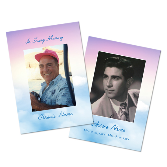 Rainbow Clouds - Wallet Cards