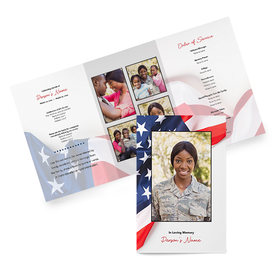 Folded Flag - Tri-fold Programs