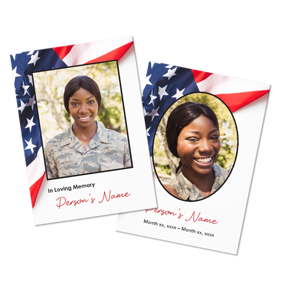 Folded Flag - Wallet Cards