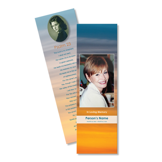 Orange Sunset - Bookmarks