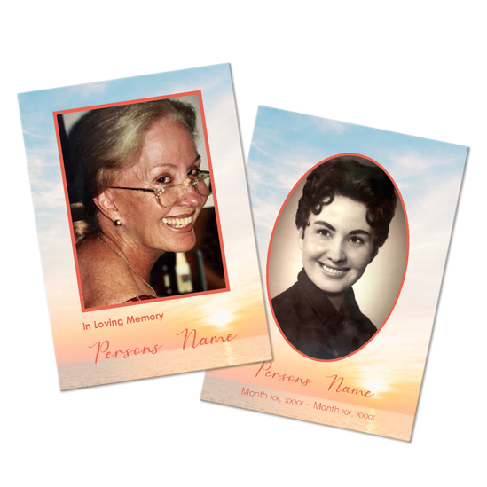 Warm Sunset - Wallet Cards