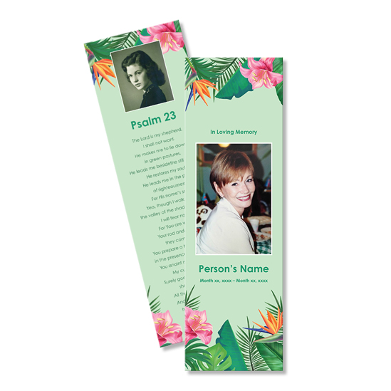 Tropical Flower - Bookmarks