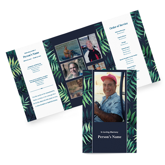 Palm Branches - Tri-fold Programs