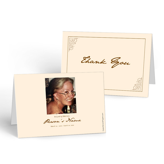 Vintage Chic - Thank you Cards