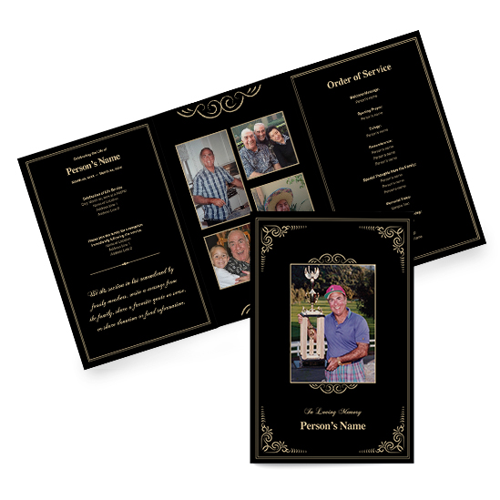 Black Gold - Tri-fold Programs