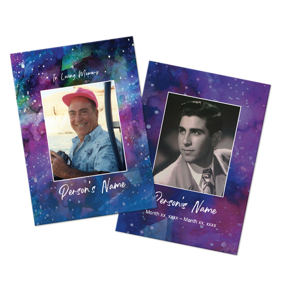 Purple Night - Wallet Cards