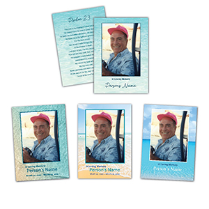 funeral wallet cards