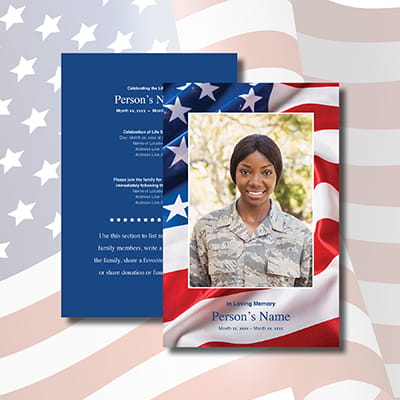 elegant memorials funeral programs