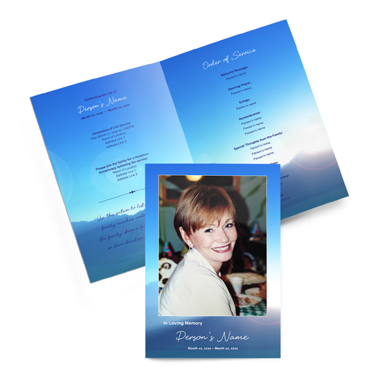 Bright Sunrise - Bi-fold Programs