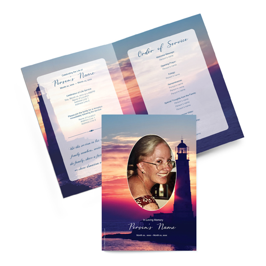 Sunset Lighthouse Bi-fold Programs